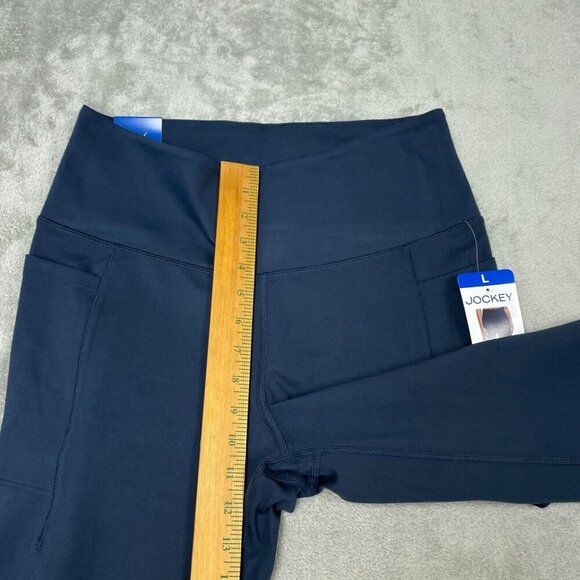 Jockey Studio Flare Pant Navy Womens L Activewear NWT 6244 - Picture 7 of 10